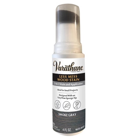 KRUD KUTTER Varathane Less Mess Smoke Gray Water-Based Linseed Oil Emulsion Wood Stain 4 oz 368033